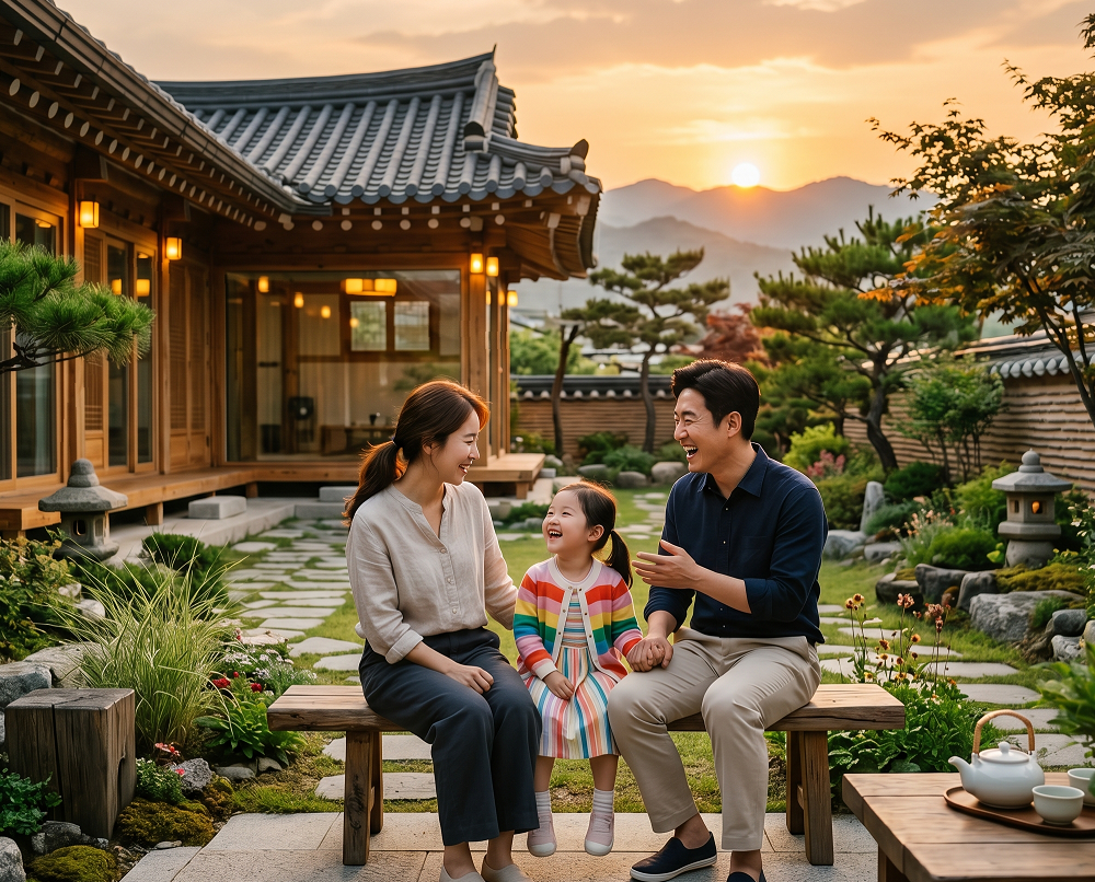 정원에서바라보는전경